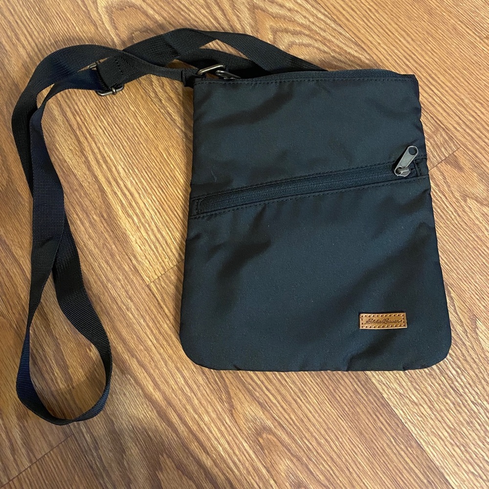 Brand new black Eddie Bauer crossbody purse